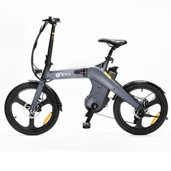 Fällbar elcykel DYU-T1 - Räckvidd 60 km - Avtagbart batteri 10 Ah - Motor 250 W - Däck 20"