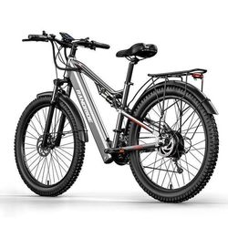 Elcykel - RANDRIDE - YG90A - 1000 W - Batteri 48V 17Ah - Fullfjädring - Hjul 27,5"