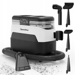 Mattvätt - Teendow C6 MAX - 1650 W - 12 000 Pa - Ångtvätt - Lämplig för mattor, soffor och bilar