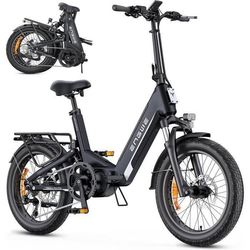 Fällbar elcykel - ENGWE - L20 3.0 Pro - Avtagbart batteri 48 V 15 Ah - Räckvidd 160 km - Svart