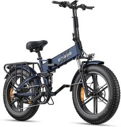 ENGWE E-Cykel Motor PRO 2.0 blå Hög Prestanda 20 Tum, 52V 16Ah, 49-110 km