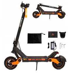 Trottinette elektrisk terräng KuKirin G3 Power 1200W Litiumbatteri 52V18AH Räckvidd 60km Terrängdäck 10*2,75"