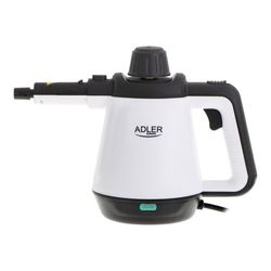 Adler AD 7038 - ångdammsugare - skaft/handhållen - svart / vit