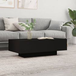 Soffbord svart 100x49,5x31 cm konstruerat trä