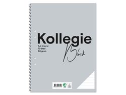 Kollegieblock FW A4 60g 70bl linj h grå 10st