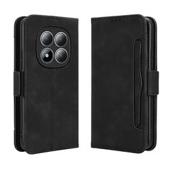 For Xiaomi Redmi Note 15 Pro 5G Veske Lommebok Veske Shell Telefonveske Ekstra kort - Svart