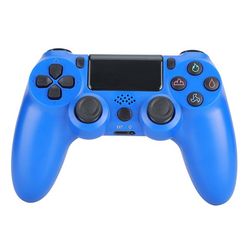 Trådlös spelkontroll för Sony PS4 Bluetooth Gamepad med Vibration - Blå