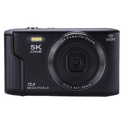 S95 Pro 5K digitalkamera 16x zoom WiFi 72MP 2,8" skjermkamera + 32 GB minnekort