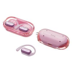Trådlösa Hörlurar HTC NE37 Bluetooth 6.0 öronkrok sport musik samtal - Rosa
