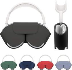 (Musta) Airpods Max -kotelo, pöly- ja naarmuuntumaton, suojaava