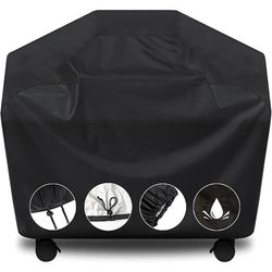 Premium grillöverdrag (145 cm L x 61 cm B x 117 cm H, svart)