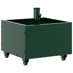 vidaXL Parasolfod Grøn 45 x 45 x 45 cm Stål