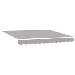vidaXL Reservedug til markise Lysegrå 280 x 245 cm Polyester