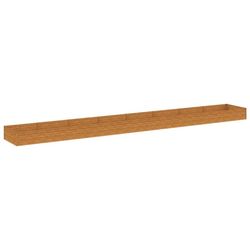 vidaXL højbed 770x100x36 cm cortenstål