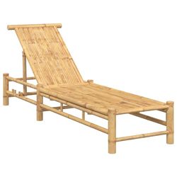 vidaXL liggestol 55x199x30 cm bambus