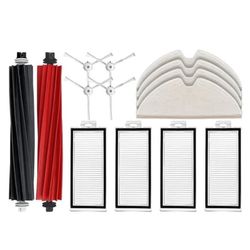 For Roborock Q8 Max, Q8 Max+, Q5 Pro, Q5 Pro+, hovedsidebørste, HEPA-filter, moppeklut TILBEHØR