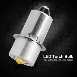 (Vit) P13.5S LED 3W ficklampa - Vit - P13.5S hållare - 3W