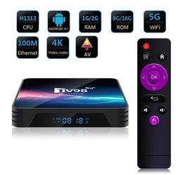 TV98 Android TV-boks Android 12 TV-boks H616 firekjerners 2G + 16G - 2.4G og 5G - Netflix Google Store Android-A1 multimedieboks
