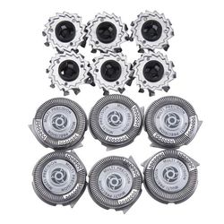 6-pack SH50-ersättningshuvuden för Philips Norelco-rakapparater i 5000-serien, MultiPrecision-blad S5000 S5420 S5380 S5351