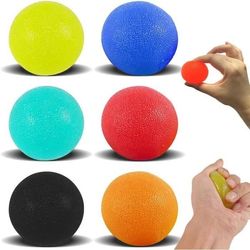 Silikon håndrehabiliteringsball med håndtak, antistressball, treningsball, silikon håndstyrkeball med motstand