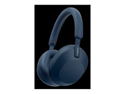 Sony WH-1000XM5 Trådlösa trådbundna hörlurar blå