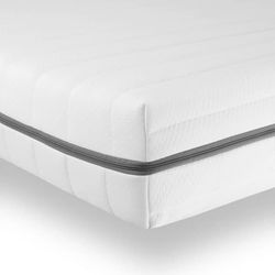 Madrass 90x190 cm - 7 komfortzoner - Skummadrass - Hypoallergenisk - Fast stöd - tjocklek 15 cm