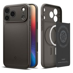 Spigen iPhone 17 Pro Skal MagSafe Thin Fit Gunmetal
