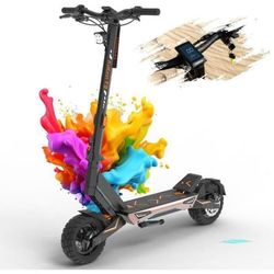 KuKirin T3 - Elektrisk sparkcykel - Motor 800W - Batteri 48V 15.6Ah - Max 45 km/h - Däck 10'' - Svart