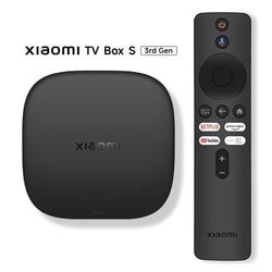 TV Box - XIAOMI - Mi TV Box S 3. generation - 2Go/32Go - 4K Ultra HD Dolby Vision/HDR10+ - Wi‑Fi 6 Bluetooth 5.2