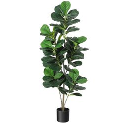 Kunstige Planter, 150 cm Palmetræ, Indendørs og Udendørs Dekoration,150cm