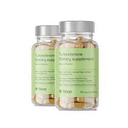 2-pak Premium Turkesterone Noop, 2 x 60 kapsler med 400 mg dosering