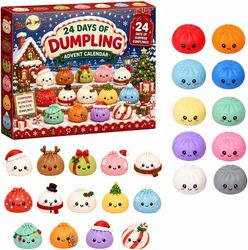 Jule-Squishies Julekalender 24 dage (Grøn)
