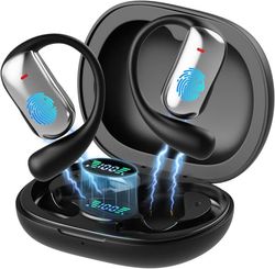 AI-översättningshörlurar, för resebruk, 168 språk och accenter trådlösa hörlurar översätter, öppna hörlurar Bluetooth 5.4