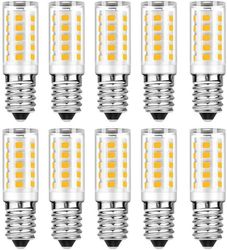 10-pack E14 LED-lampor - Varmvit 3000K - 5W motsvarande en 50W glödlampa - 500LM ej dimbar