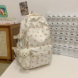Ryggsäck - Skolväska - Ryggsäck - Flickryggsäck - Skolryggsäck - Bokväska - Surfplattaryggsäck - 20 Liter - Apelsiner