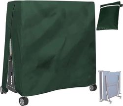 210D Vattentätt Bordtennisbordsskydd - Bordtennisbordsskydd - Vattentätt - Vindtätt och UV-beständigt - Dammtätt - Grönt - 165×70×185cm