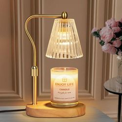 Ljusvärmare - med timer och dimmer - höjdjusterbar - perfekt för nya sovrum, Mors dag-presenter, vintage heminredning, aromaterapikruka