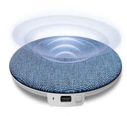 Ultralätt högtalare under kudden - för sömn - Bluetooth 5.4 - Hi-Fi-ljudkvalitet - med sömntimer för att hjälpa dig att somna och slappna av - blå