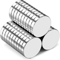 30 Små Superstarka Magneter - Små Kylskåpsmagneter - 12 x 2 mm - Runda - Neodym - Whiteboardmagneter - Hantverksmagneter - Små Magneter