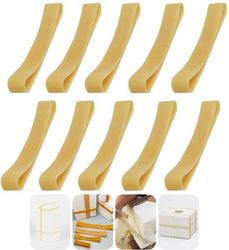 10 stycken - gjutna gummiband - gummiband för formar - gipsformsgummi för keramik - gummiband för lergods - 10 stycken - 10 cm
