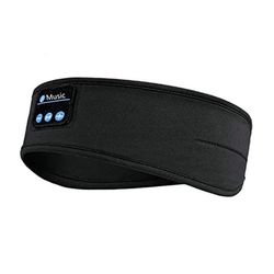 Sovehovedtelefoner - Trådløst Bluetooth-pandebånd med ultratynde HD-stereohøjttalere til sport, sidesøvn, yoga, fitness, afslapning
