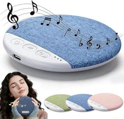 Kuddehögtalare för sömn - Bluetooth under kudden-högtalare med vitt brus & timer - Platt design med stereobas - Vit - 1 styck