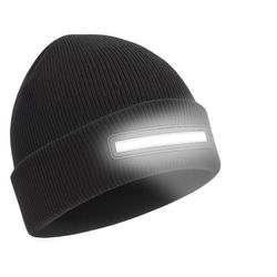 COB LED-mössa - Superljus uppladdningsbar pannlampa med 3 ljuslägen - 700 mAh batteri - Typ-C-laddning - Thinsulate-foder - 700 m