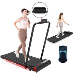 CITYSPORTS Fällbart Löparband hastighet 1-12 Km/h-zx8- Lutning upp till 3.4%-1400W-Lcd-fjärrkontroll-svart