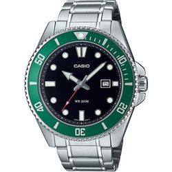 Ur - CASIO - MDV-107D - Herreur - Grøn - Quartz - Analogt