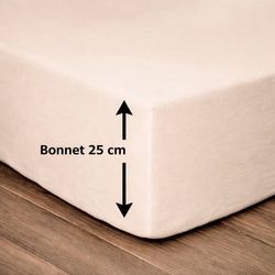 Dra-på-lakan - 100% bomull - 90 x 190 + huva 25 cm - LOVELY HOME