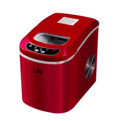 Bärbar isbitsmaskin LIN ICE PRO-R12 röd