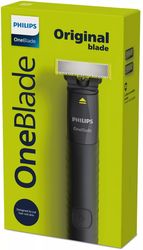 Philips Norelco OneBlade QP1424/10 miesten parranajokone Teräverkkoparranajokone Trimmeri Hiilenharmaa