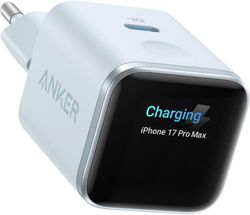 Anker Nano 45W Smart Display Oplader 45W hvid