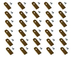 30 X 4,3 CM titanium knive til robotplæneklipper McCulloch ROB R600, R1000 / FLYMO 1200R